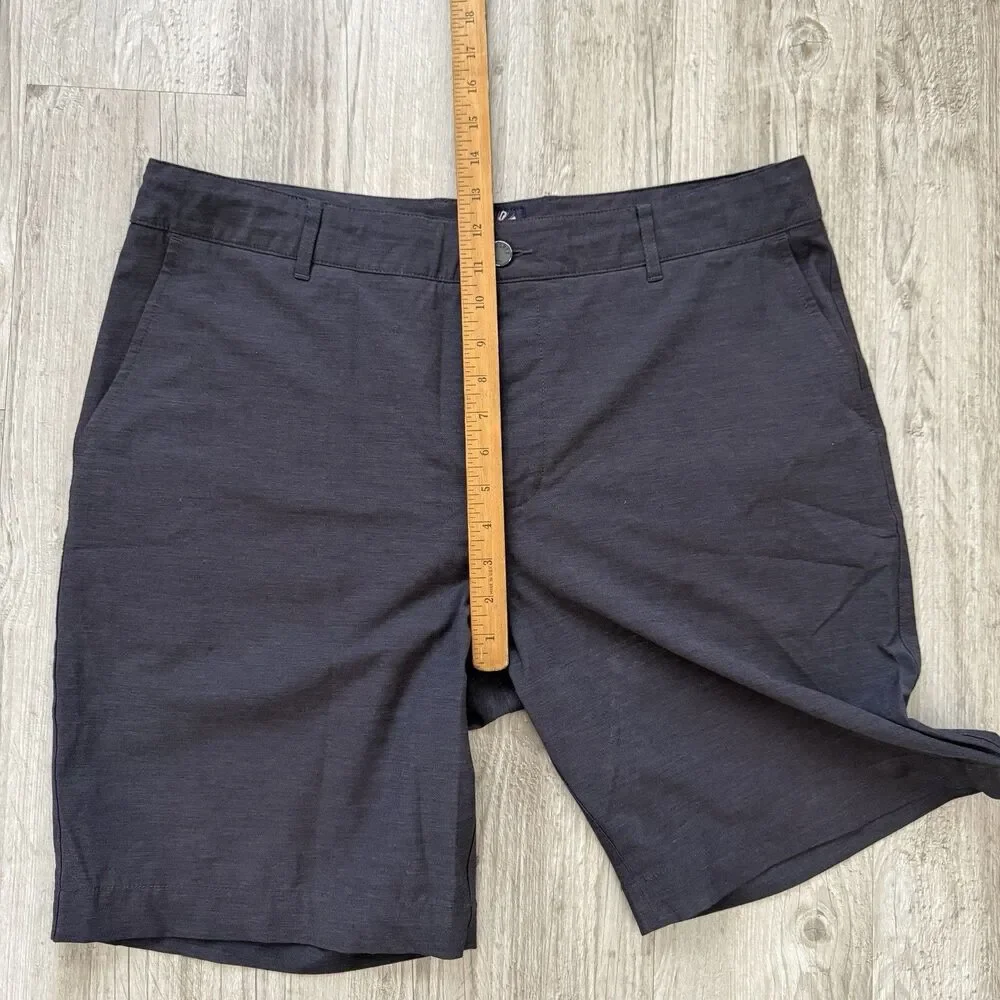Faherty All Day Shorts Men’s 36 Gray Chino Performance Stretch Hybrid 9 Golf